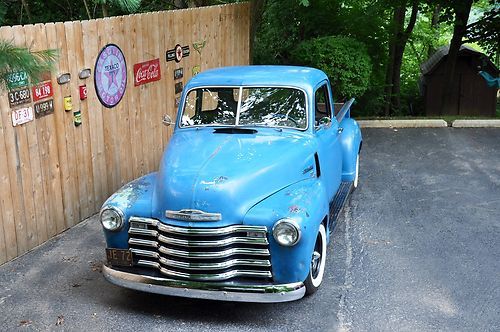1951 CHEVY FIVE WINDOW PICKUP/STREET ROD/RAT ROD, image 3