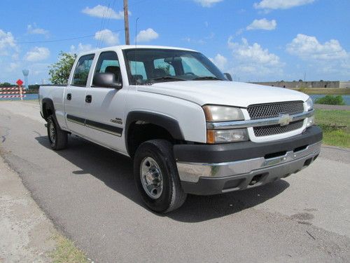 2004 chevy silverado 2500 crew cab, duramax diesel, shot bed, //////////////////