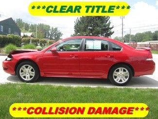 2013 chevrolet impala lt rebuildable wreck clear title