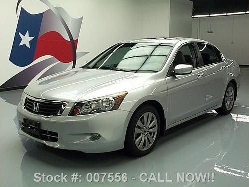 2009 honda accord ex-l v6 htd leather sunroof nav 57k texas direct auto