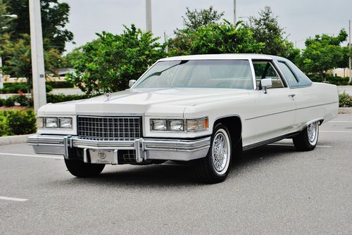 Beautiful with just 37,411 miles 1976 cadillac coupe deville what and classic.