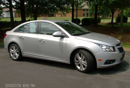 2012 chevrolet cruze ltz sedan 4-door 1.4l leather seats