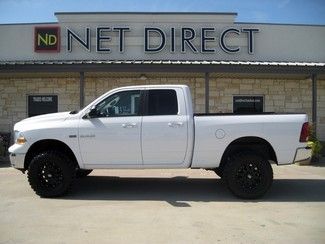 10 4wd ram quad cab hemi new lift, tires, rims 1 owner net direct auto texas