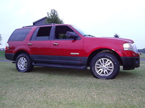2007 ford expedition xlt 4 wheel drive 3rd row seat one owner