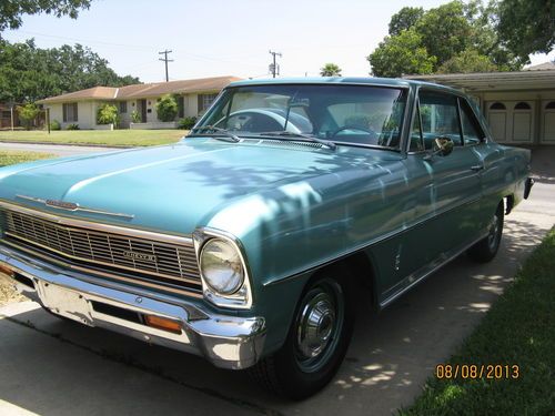 1966 chevy ii nova with protect o plate