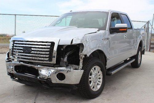 2011 Ford F-150 Lariat Super Crew 4WD Damaged Salvage Low Miles Priced to Sell!, US $9,900.00, image 2