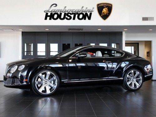 2012 bentley continental gt coupe onyx met linen leather elegant pack only 2k mi