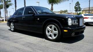 2002 bentley arnage 't' sedan - black and gray - 17,558 orig mi