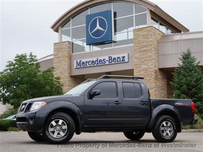 2012 nissan frontier 4wd crew cab pro-4x truck / 1 owner / very clean