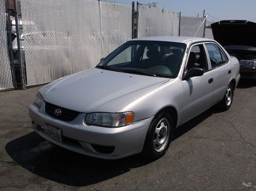 2001 toyota corolla, no reserve