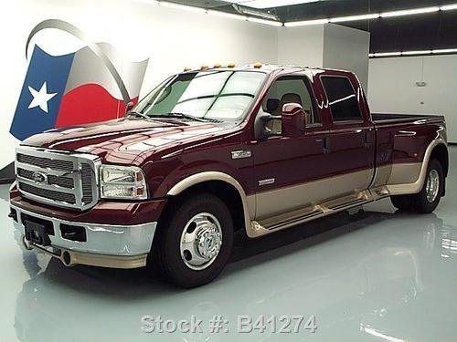 2005 ford f-350 crew diesel dually regency leather 46k texas direct auto