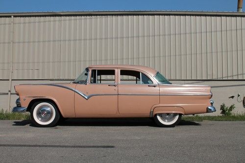 1955 ford fairlane driver survivor 76k actual miles rat rod barn find henry