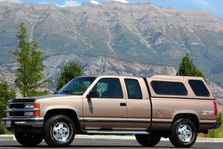 1995 1-owner 56k original miles 5.7l 4x4 z71 carfax certified cd shell like new!