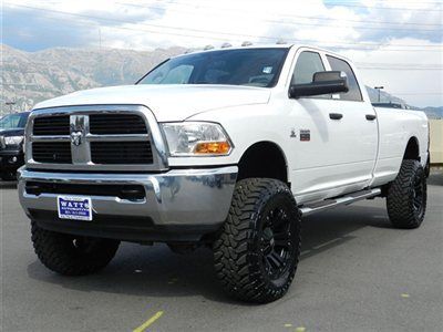 Dodge ram crew cab cummins diesel 4x4 6 speed manual custom lift wheels tires