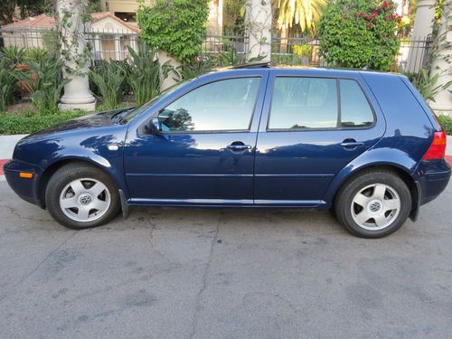 2001 volkswagen golf gls 2.0 4-door luxury package w/power sunroof 15" alloys