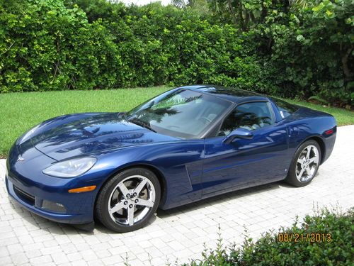 2007 chevrolet corvette coupe,  ls2, 6.0l, z51, 6 speed, navigation