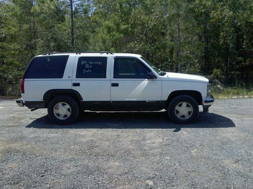 1997 chevrolet tahoe lt sport utility 5.7l push button 4x4 truck runs good