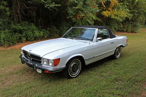 1972 mercedes benz 350sl 2 owner exceptionally low mileage. amazing