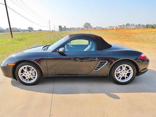 2005 porsche boxster,base auto,convertible,tiptronic,black,bose stereo,