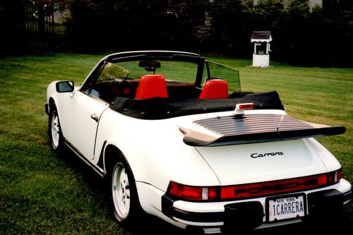 1985 PORSCHE 911 CARRERA CABRIOLET - Original owner/Triple Mint, image 4
