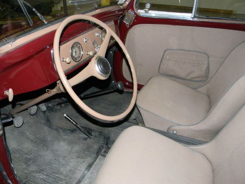 1952 FIAT 500 TOPOLINO/convertible, US $29,950.00, image 4
