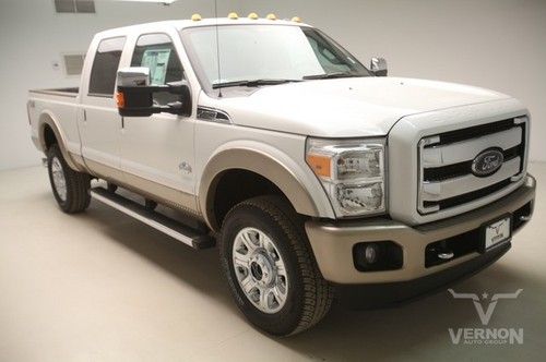 2014 drw king ranch crew 4x4 fx4 navigation sunroof leather heated 20s aluminum