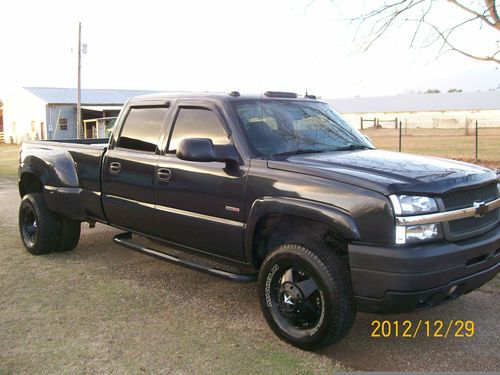 2004 chevrolet silverado 3500 lt crew cab dually pickup 4-door 6.6l*