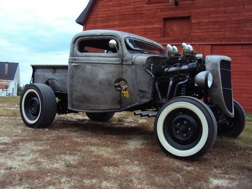 1936 ford pickup warpig rat rod hot rod gasser