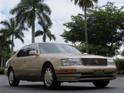 1996 lexus ls400-only 58,480 orig miles-heated seats-best on ebay-no reserve