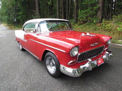 1955 chevrolet bel air 2 door hardtop 350 4 speed