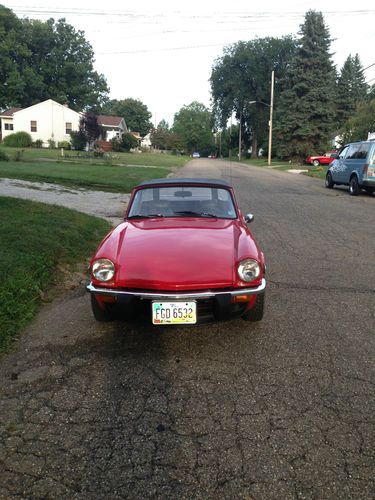 1977 triumph spitfire base convertible 2-door 1.5l