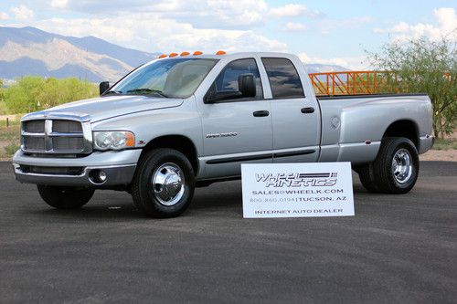 2005 dodge ram 3500 diesel dually crew cab drw slt 5.9 cummins see video