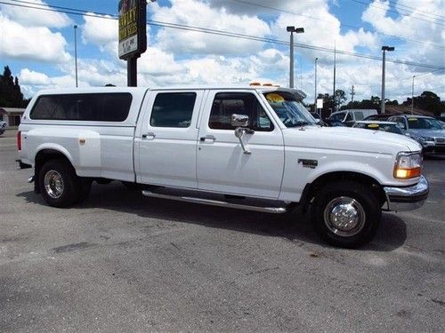 1997 ford f350 xlt drw 7.3l turbodiesel 2wd,1owner garage kept,mint condition .