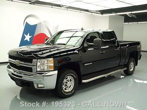 2008 chevy silverado 2500 hd 4x4 crew diesel 6-pass 68k texas direct auto