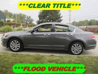 2012 honda accord ex-l previous flood damage rebuildable clear title