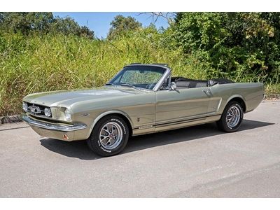 1965 mustang gt k code convertible, #'s matching 289, 4 speed, extensive resto.