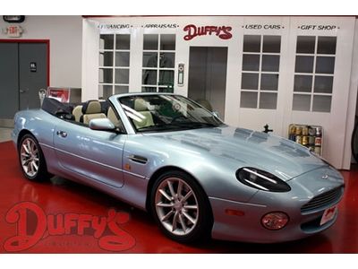 2000 aston martin db7 v12 vantage silver blue