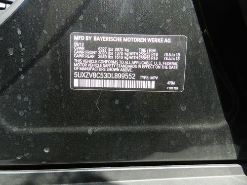 2013 BMW X5 xDrive50i Sport Utility 4-Door 4.4L, image 13
