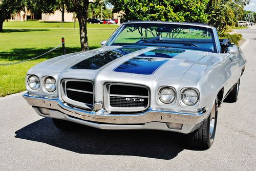 Stunning restored 1971 pontiac gto convertible tribute