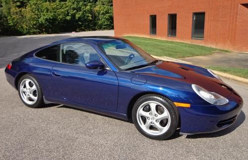 2001 porsche 911 carrera c2 coupe - only 40k miles! 6 speed! rare color combo!