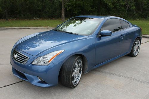 2012 infiniti g37 xs awd 2dr coupe infinity g37x  g37xs custom wheels no reserve