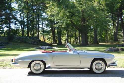 1957 mercedes benz 190 sl - superb restoration, rare factory hardtop