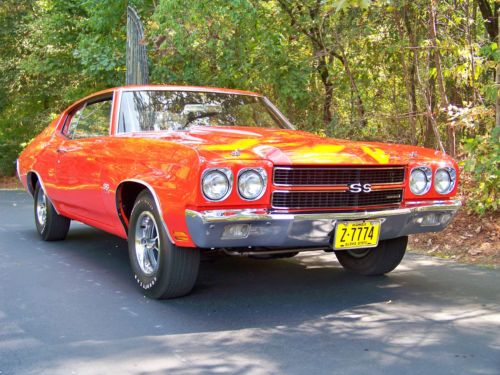 1970 chevelle ss 454 ls6 extremely rare orange stripe delete