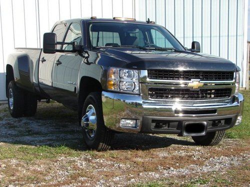 2008 chevrolet silverado 3500hd 4wd crew cab drw long bed duramax ltz 24k mi