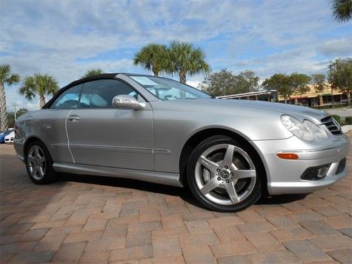 2005 mercedes-benz clk500 automatic 2-door convertible
