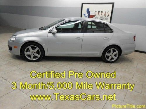 09 vw jetta tdi diesel leather heated seats warranty finance texas