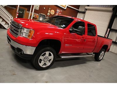 Slt 2011 gmc sierra 2500 4x4 diesel chrome 20&#039;s heated sb allison duramax 6.6l