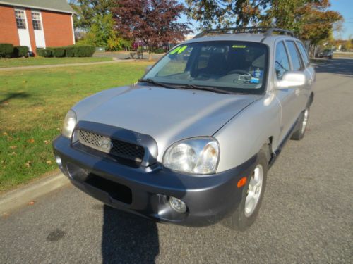 2004 hyundai santa fe gls fwd v-6 3.5 106 k no reserve