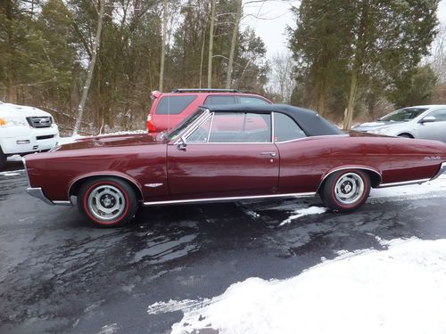 1966 pontiac gto lemans tempest 20,813 original miles convertible phs tribute