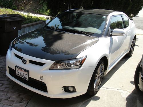 2012 Scion TC 6mt manual transmission White SEIBON carbon fiber hood 7k miles, US $13,999.00, image 8